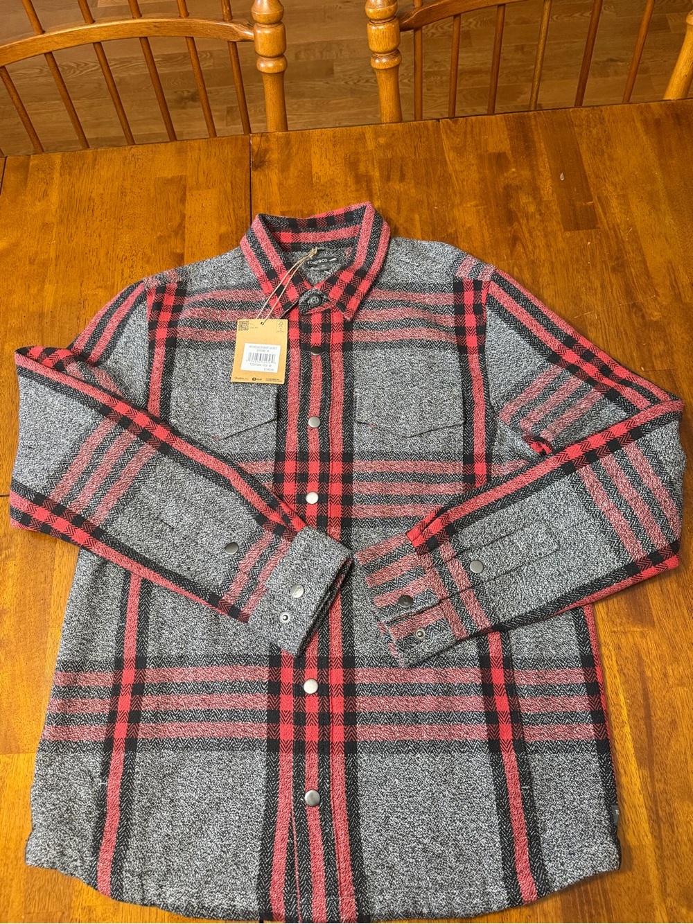 Brand New Toad & Co Men’s  Size Medium MOJAC Flannel Shirt Shacket Retail $140
